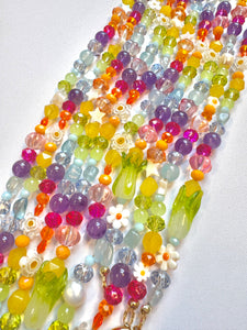 Rainbow Charm Holder Necklace
