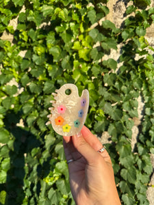 Floral Palette Hair Claw