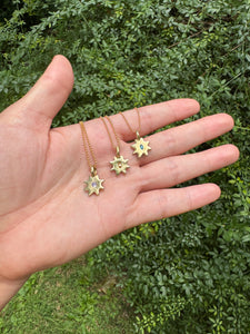 Brass Metal Clay Starbursts