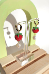 Tomato Earrings