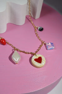 Linzer Cookie Charm Necklace