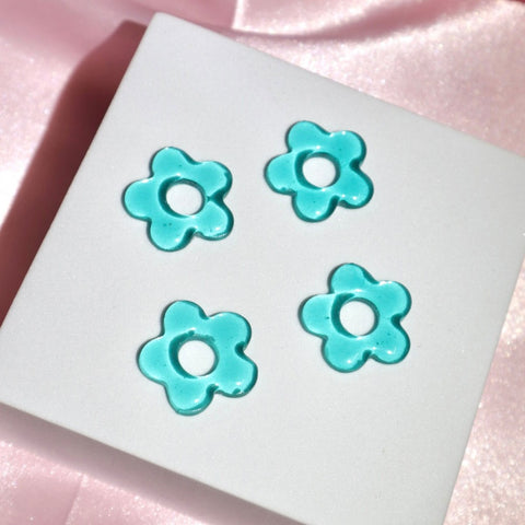 Aquamarine Flower CHARMS