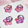 Purple Passion Flower Hoops