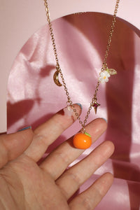 Spain Citrus Charm Necklace