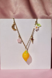 Spain Citrus Charm Necklace