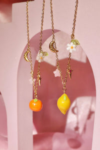 Spain Citrus Charm Necklace