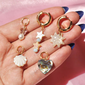 Pick 2 Charm Hoops
