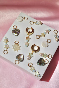 5 Pack Charm Hoops