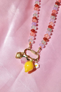 Charm Holder Beaded Necklace