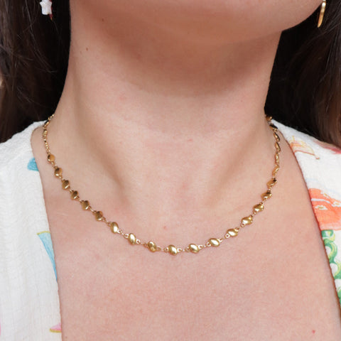 Simple Oval Chain Necklace
