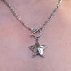 Antique Silver Star Necklace