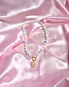 Pastel Selenite Necklace