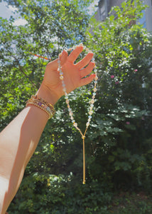 Pearl Bolo Necklace