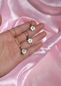 Brass Metal Clay Starbursts