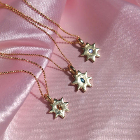 Brass Metal Clay Starbursts