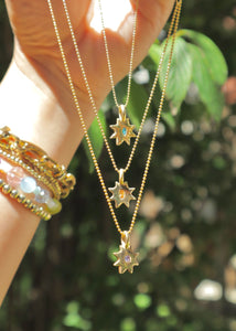 Brass Metal Clay Starbursts