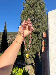 Charm Holder Beaded Necklace