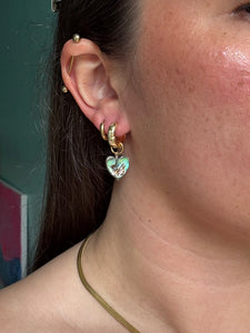 5 Pack Charm Hoops