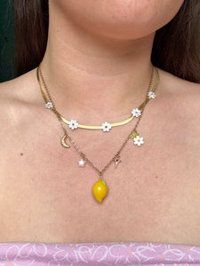 Spain Citrus Charm Necklace