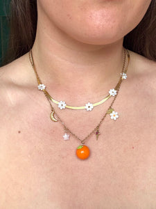 Spain Citrus Charm Necklace
