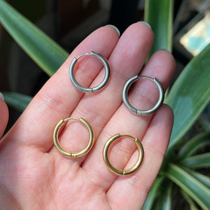 19mm Simple Hoops