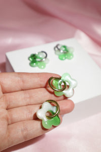 Gummy Frog Floral Hoops