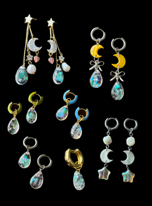 Stainless Steel Cosmos Dangles