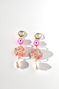 Confetti Shell Dangles