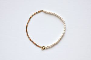 18k Gold Plated Pearl Necklace