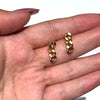 18k Gold Plated Chain Stud